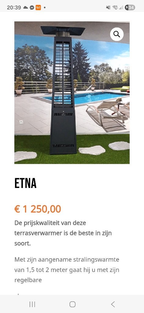 Pellet buiten kachel te koop(nieuw), Ophalen, Overige brandstoffen, Nieuw, Pelletkachel
