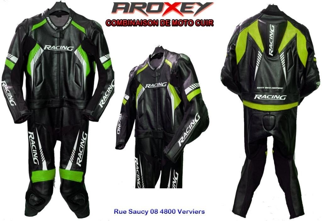 Combinaison de moto en cuir avec protections CE neuf 2 piece, Envoi, Neuf, avec ticket, Femmes, Combinaison