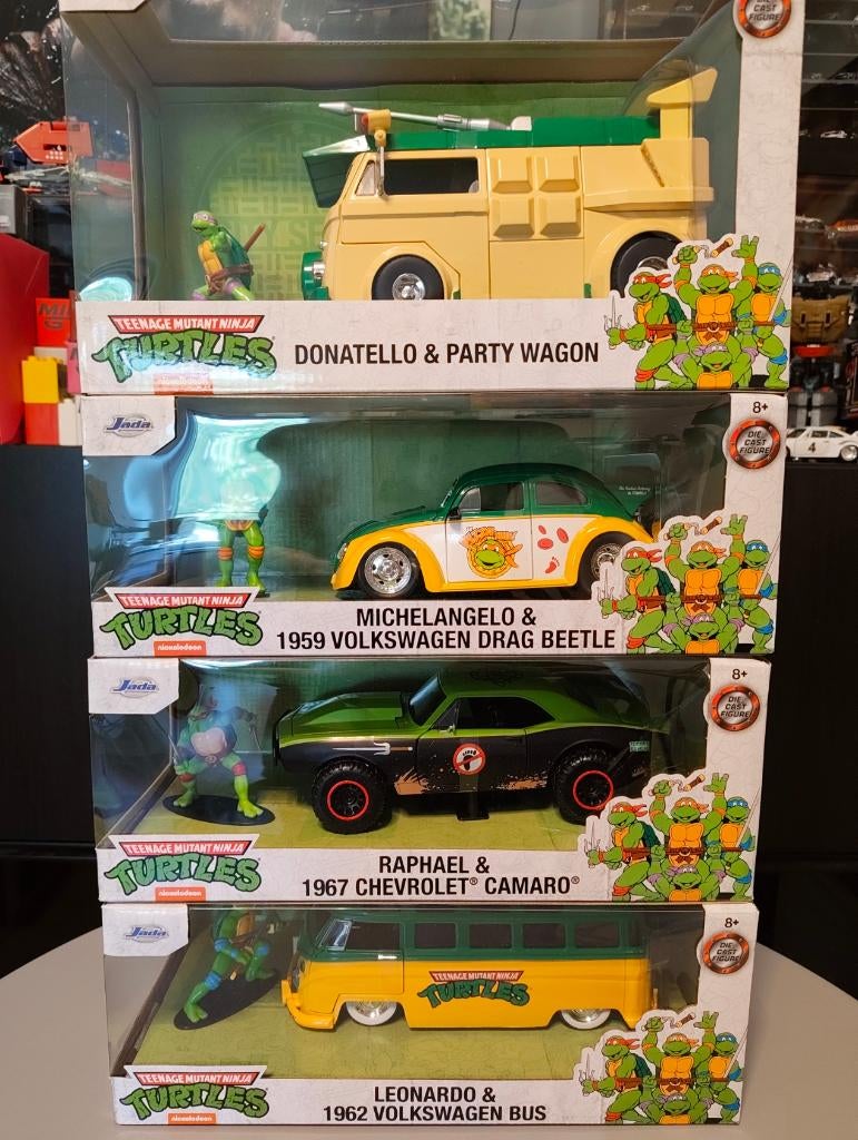 Jada Toys Tortues Ninja - lot, Hobby & Loisirs créatifs, Enlèvement ou Envoi, Neuf, Voiture, Jada