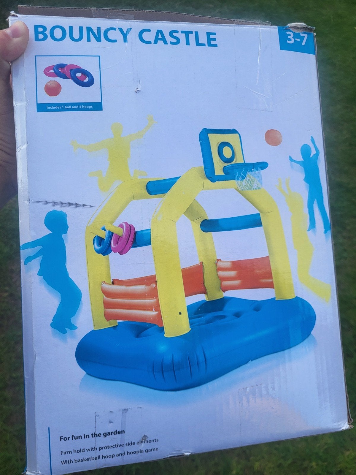 Kinderfiets springkasteel, Ophalen, Nieuw