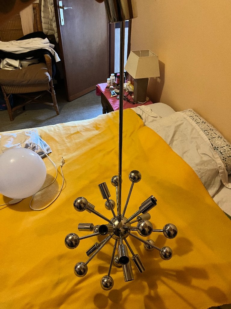 Vintage sputnik lamp, Antiek en Kunst, Ophalen