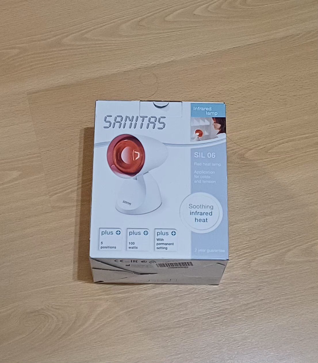 Nieuw : Sanitas SIL 06 Infraroodlamp – 100 Watt (Medisch), Ophalen