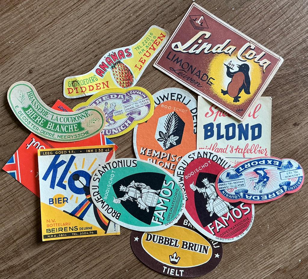 Lot d'étiquettes de bière, Enlèvement ou Envoi, Comme neuf, Autres types, Autres marques
