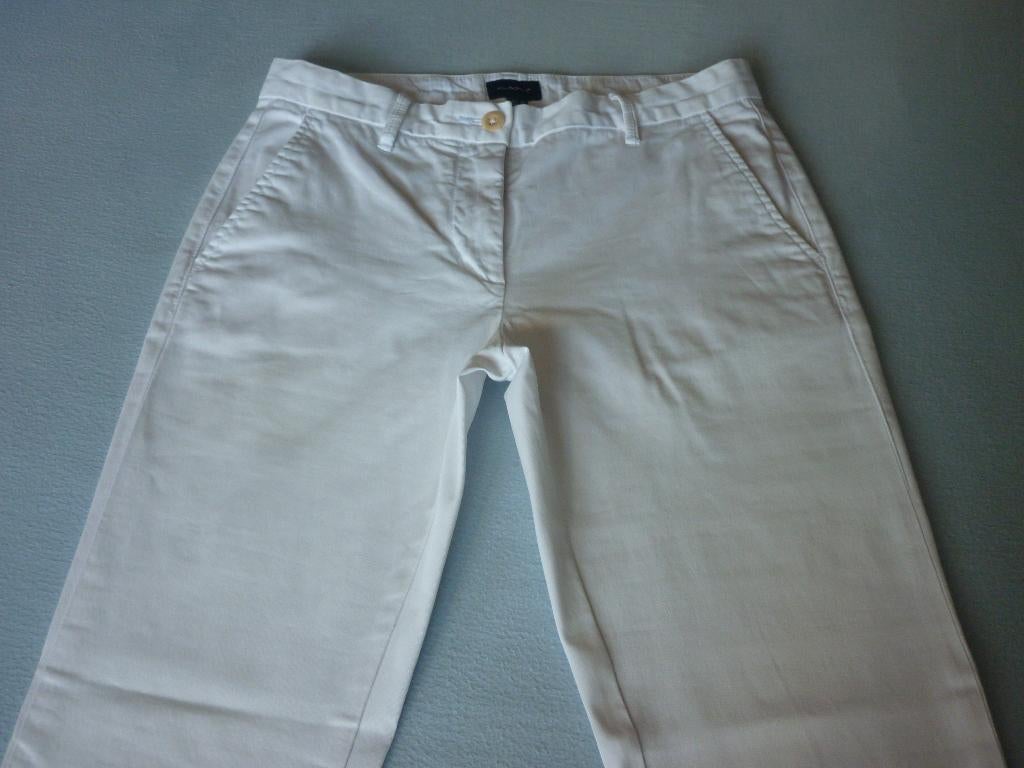 Zomerbroek Gant, Kleding | Dames, Wit, Ophalen of Verzenden, Zo goed als nieuw, GANT