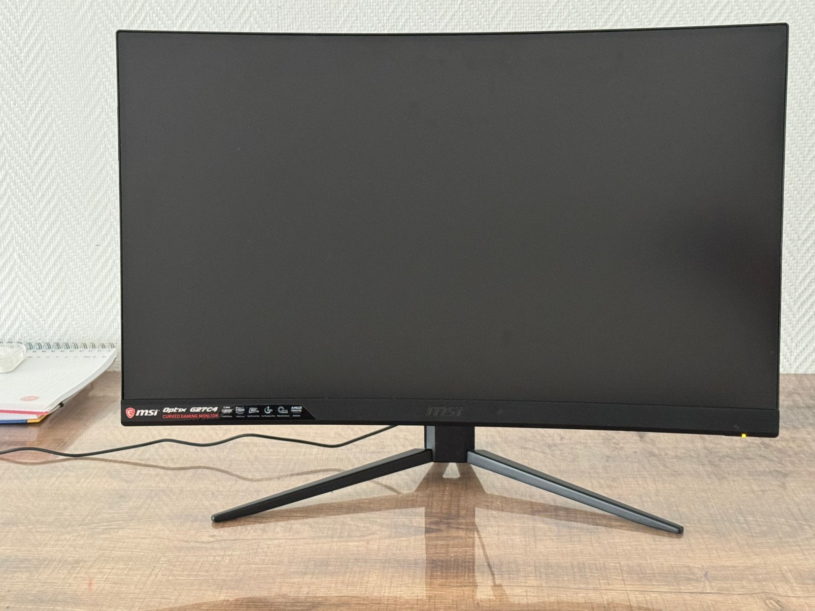 MSI optix G27C4 monitor, Ophalen, Gebruikt, VA, Full HD