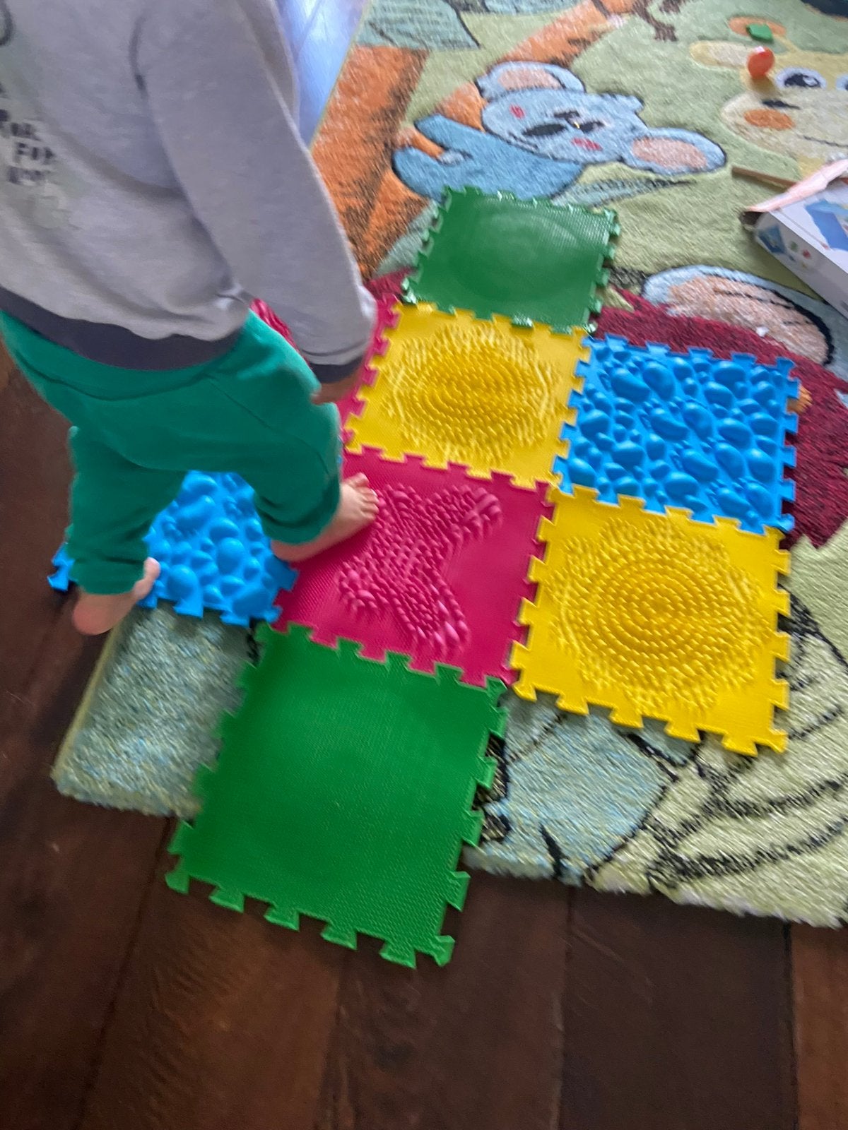 Tapis puzzle massage orthopédique bébé textures multiples, Enlèvement ou Envoi, Comme neuf