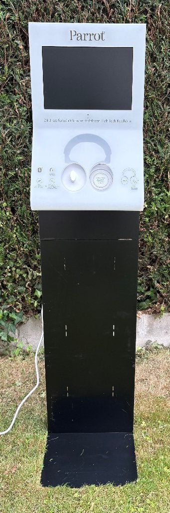 Display-standaard/kiosk met 15.6" scherm/Bluetooth/Audio, Enlèvement, Comme neuf