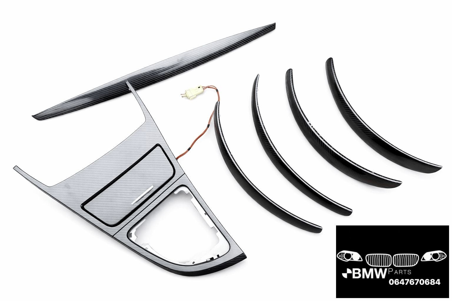 Set interieurlijsten carbon Bmw 1-Serie E87, Auto-onderdelen, Gebruikt, -, Ophalen of Verzenden, -