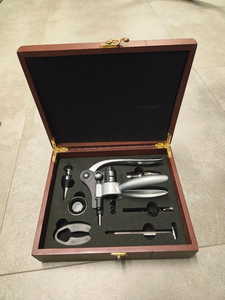 Wijn accessoires geschenkset, Collections, Vins, Enlèvement, Comme neuf, Autres régions, Autres types