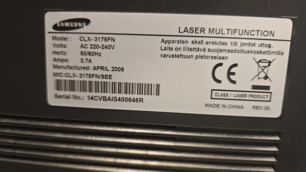 Kleurprinter samsung CLX-3175FN, Imprimante, Enlèvement, Utilisé, Samsung