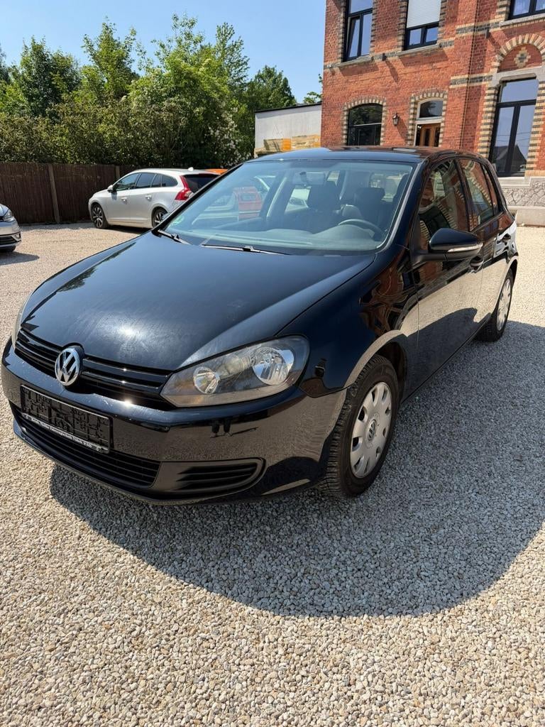 Vw golf  6. 1.4 benz.   Zwart. 5 deurs, Auto's, Euro 5, Zwart, Zwart, Bedrijf