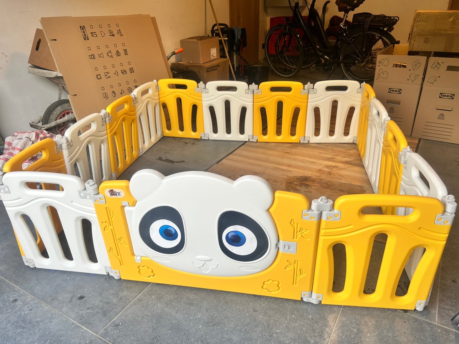 Kinderpark met deurtje zo goed als nieuw, Enlèvement, Comme neuf