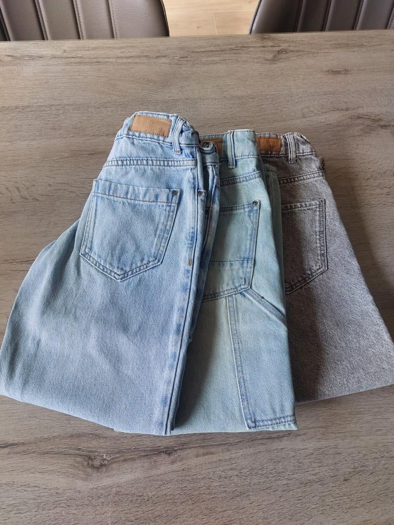 3 mooie  baggy broeken mt 134 ( lente zomer ), Broek, Ophalen of Verzenden, Zo goed als nieuw, JBC.