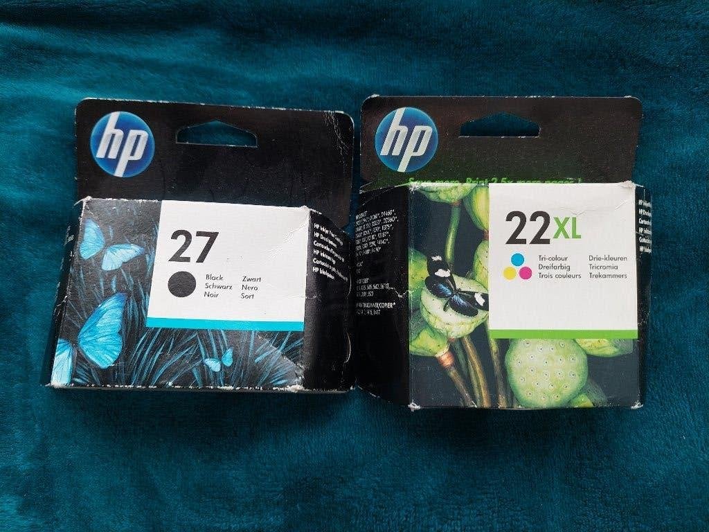 Cartouche d'impression jet d'encre HP 27 22 XL, Enlèvement, Neuf, Cartridge, HP