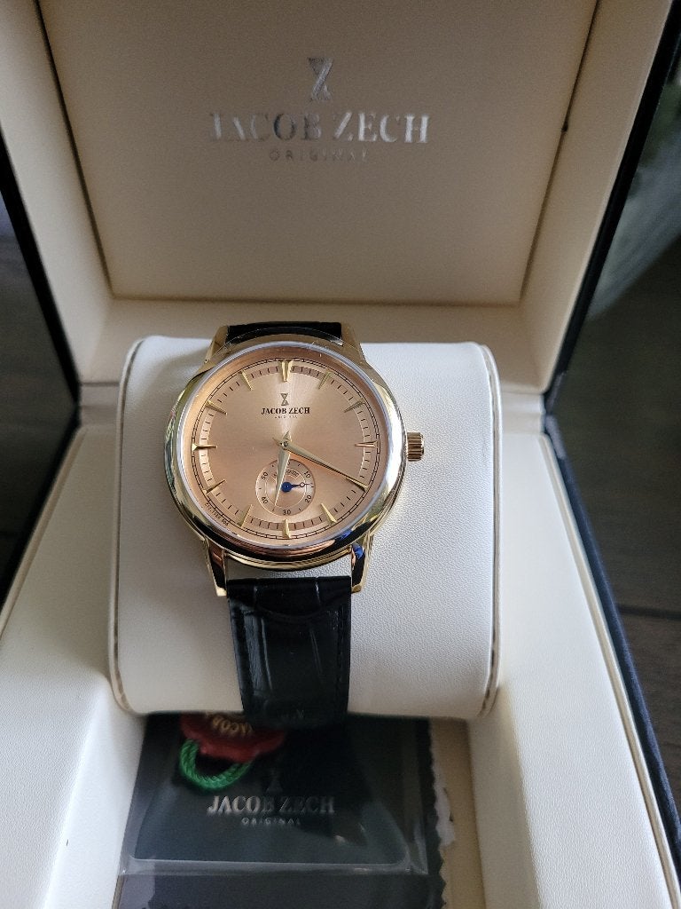Jacob Zech Geneve SEIKO horloge t.w.v € 699 NIEUW!, Enlèvement ou Envoi, Étanche, Neuf, Argent