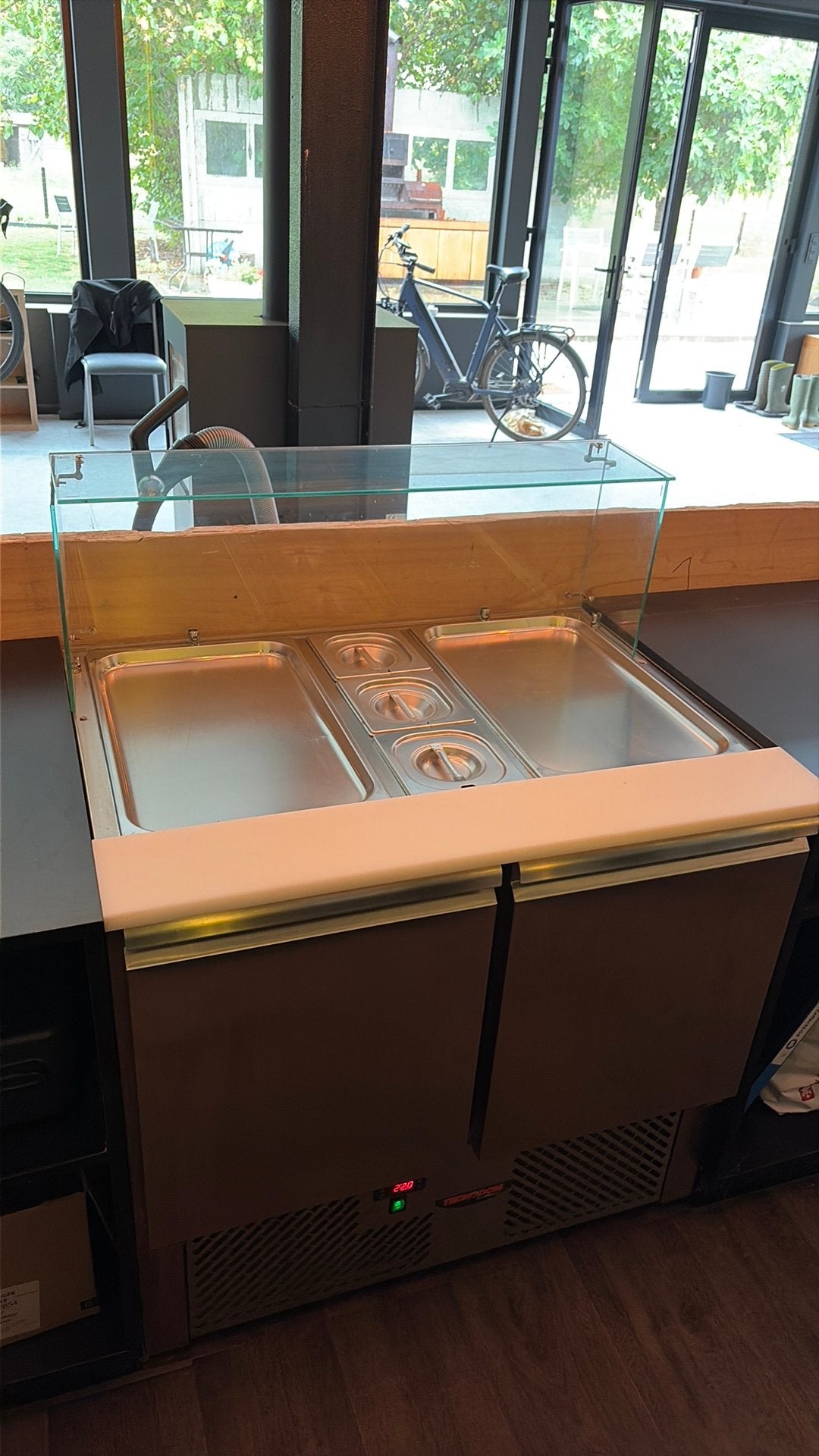 Bar à salade Tecnodom SL02VD 90x70x86cm (LxPxH), Enlèvement, Utilisé, Refroidissement et Congélation