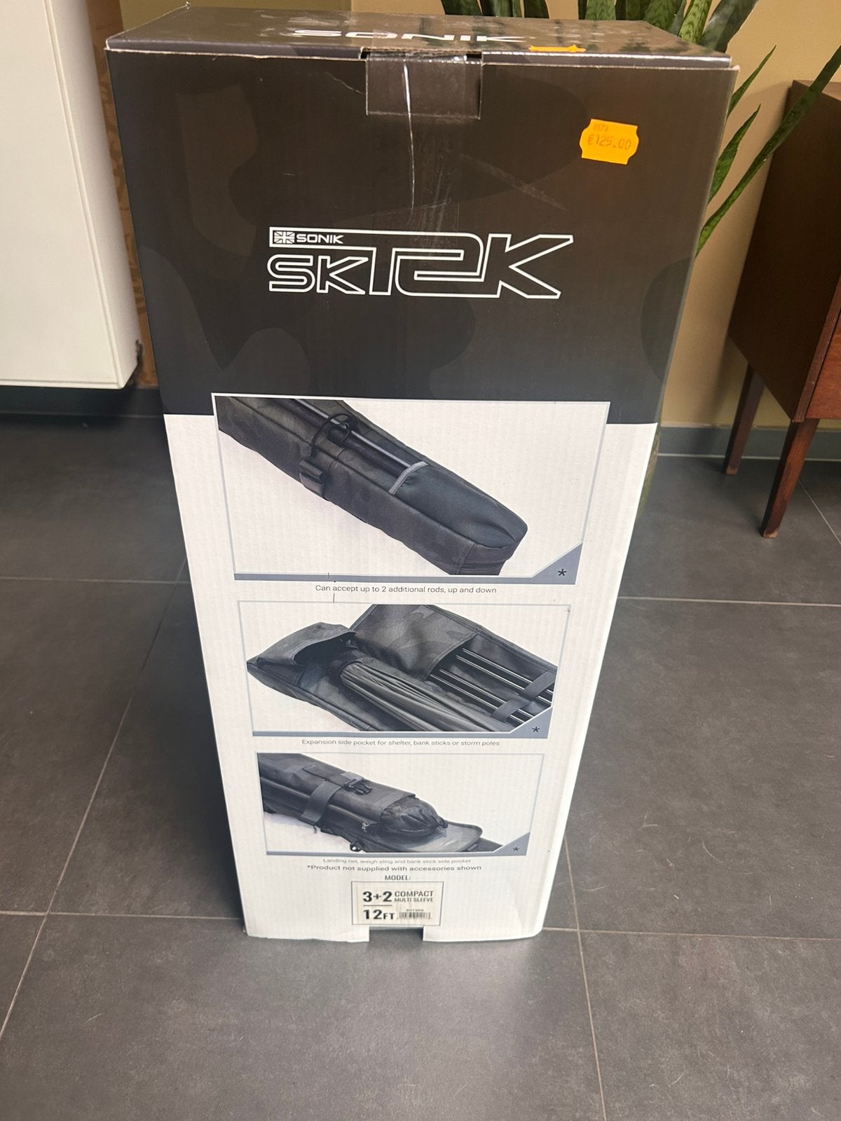 Hengeltas sonik 12ft 3+2 rods, Ophalen of Verzenden, Nieuw, Overige typen
