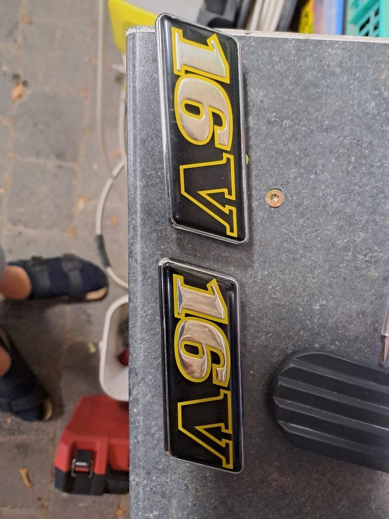 Renault 19 16v emblemen, Ophalen, Gebruikt, Renault