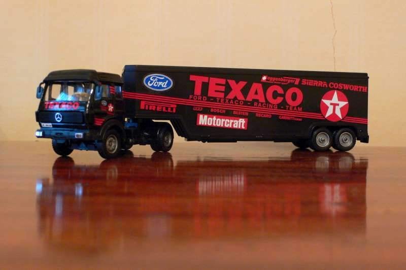 SOLIDO, Mercedes ,Ford TEXACO Racing., Enlèvement ou Envoi, Comme neuf, Bus ou Camion