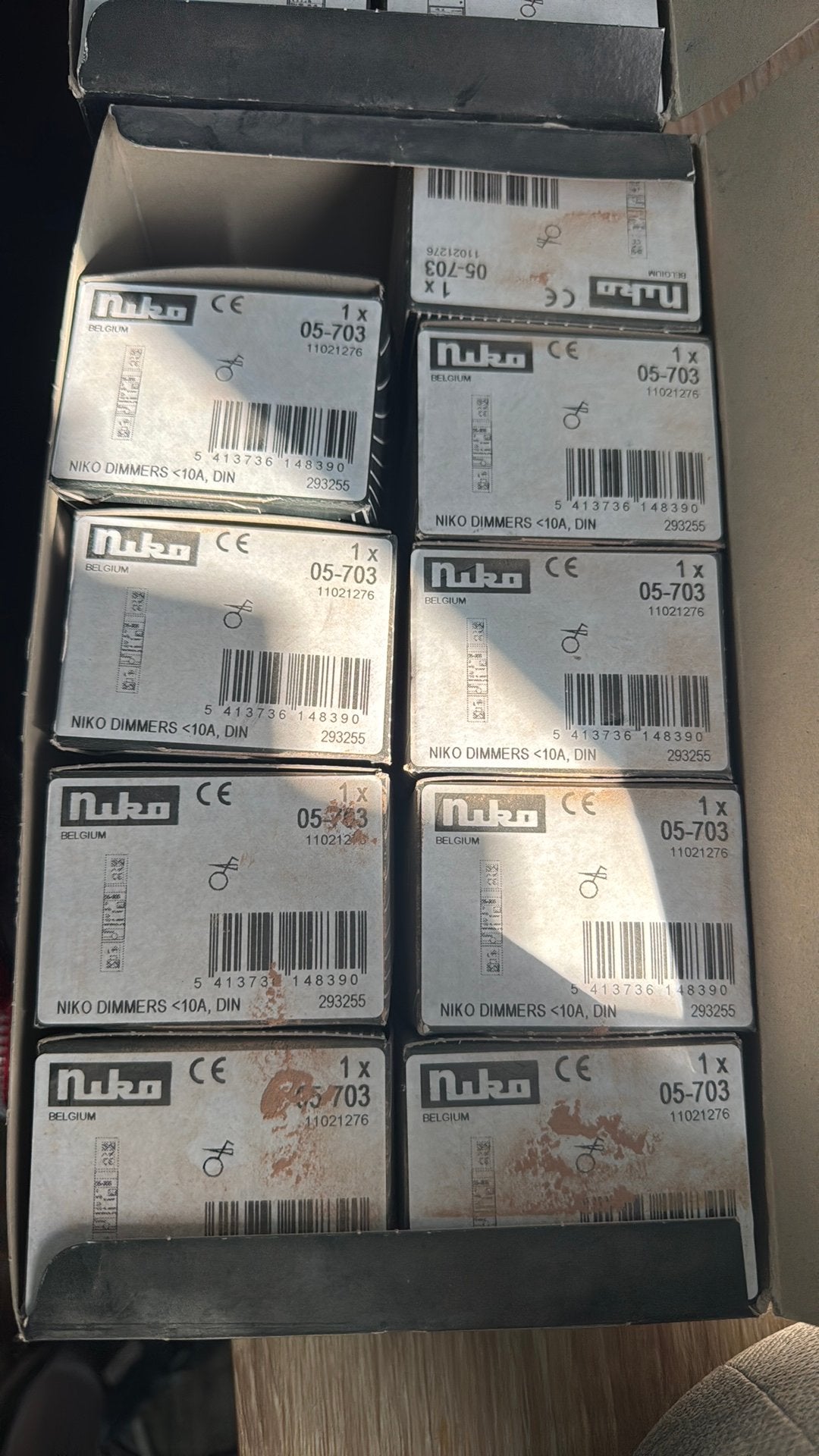 9  Niko 05-715 + 9 x 05-703, Enlèvement ou Envoi, Neuf