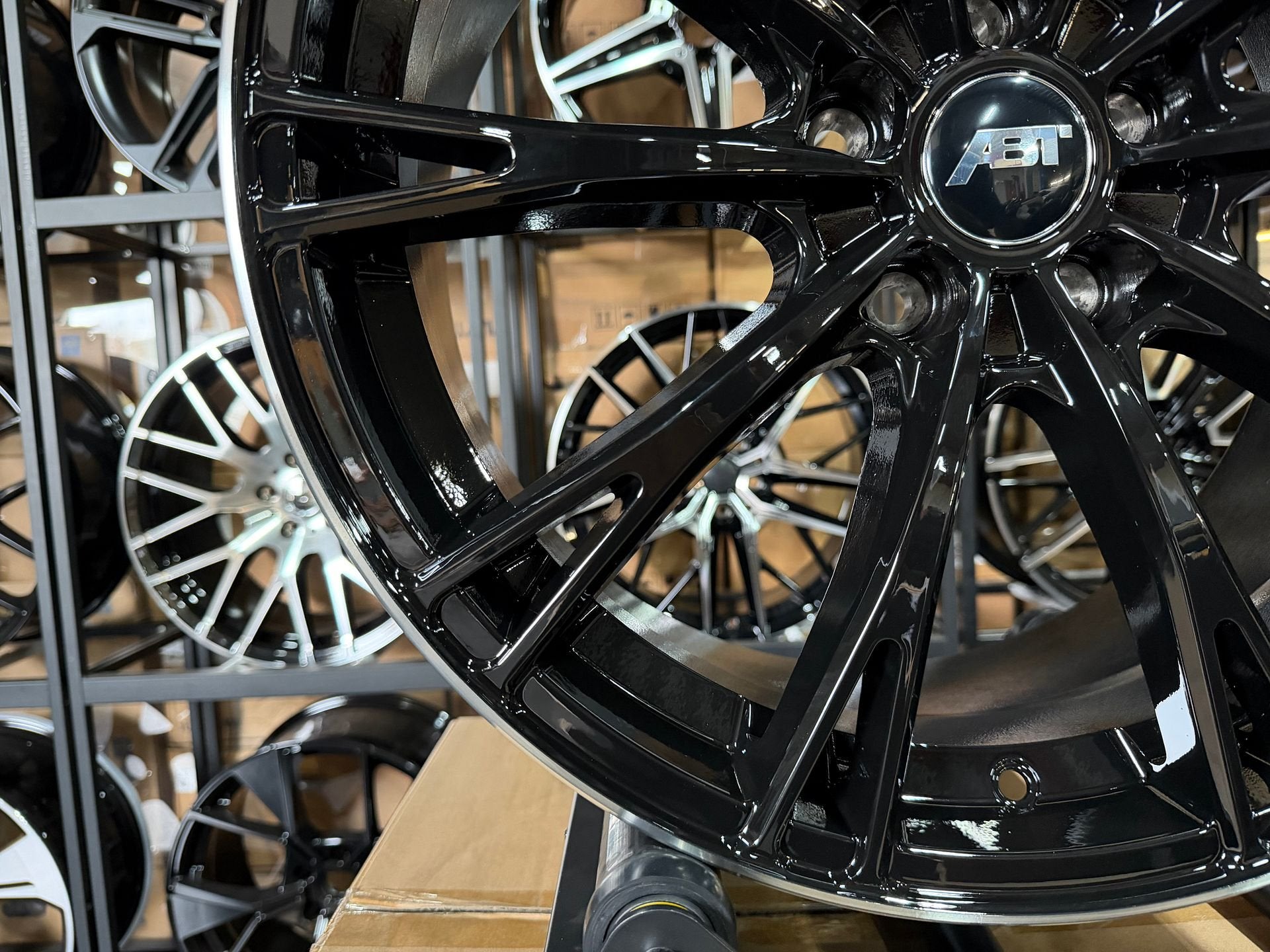 18 inch Audi ABT 5X112 look velgen A3 RS3 A4 Q3 Q5 GOLF 7 8, Auto-onderdelen, Velg(en), -, -, Nieuw