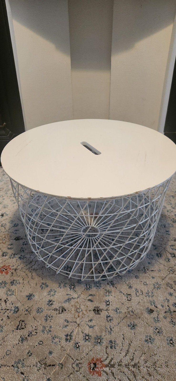 table ikea gratuit, Enlèvement ou Envoi, Rond, Autres matériaux, Panier