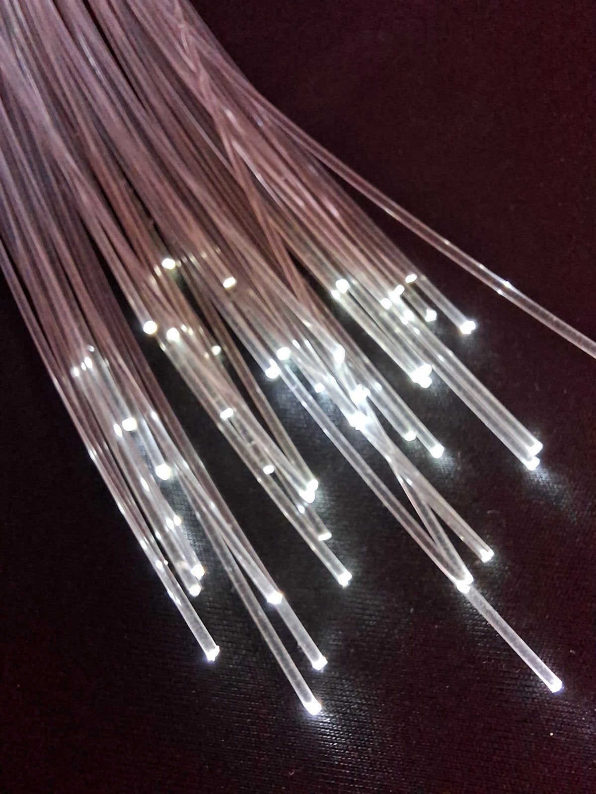 Rouleau de fibre optique pour décoration., Enlèvement