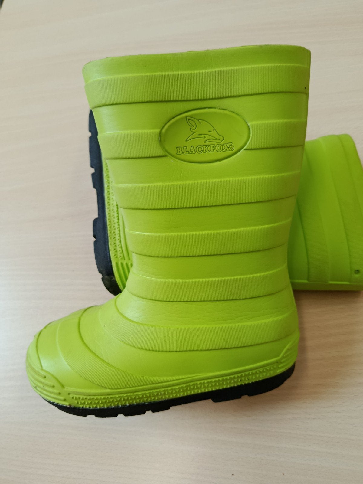 Bottes en caoutchouc vert pomme P 25/26, Kinderen en Baby's, Kinderkleding | Schoenen en Sokken, Ophalen, Laarzen