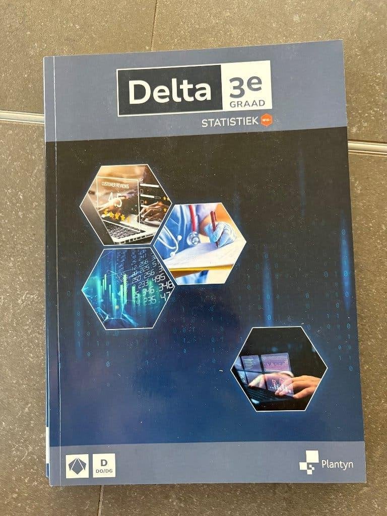 Delta 3e graaf wiskundeboeken, Boeken, ASO, Wiskunde A, Plantyn, Ophalen of Verzenden