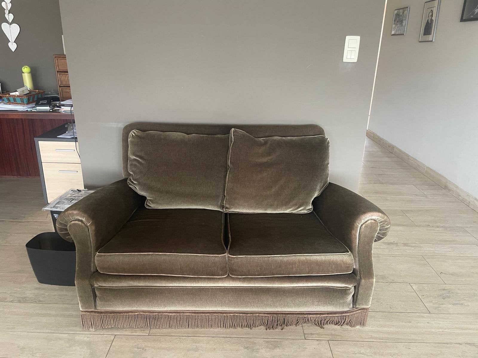 Fauteuil 2 places et fauteuil 1 place, Maison & Meubles, Enlèvement, Utilisé, Deux personnes
