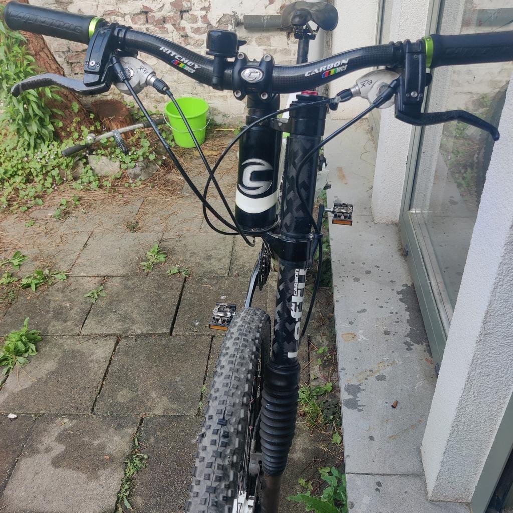 Cannondale Carbon Lefty – Team Colors – Topstaat!, Vélos & Vélomoteurs, Enlèvement