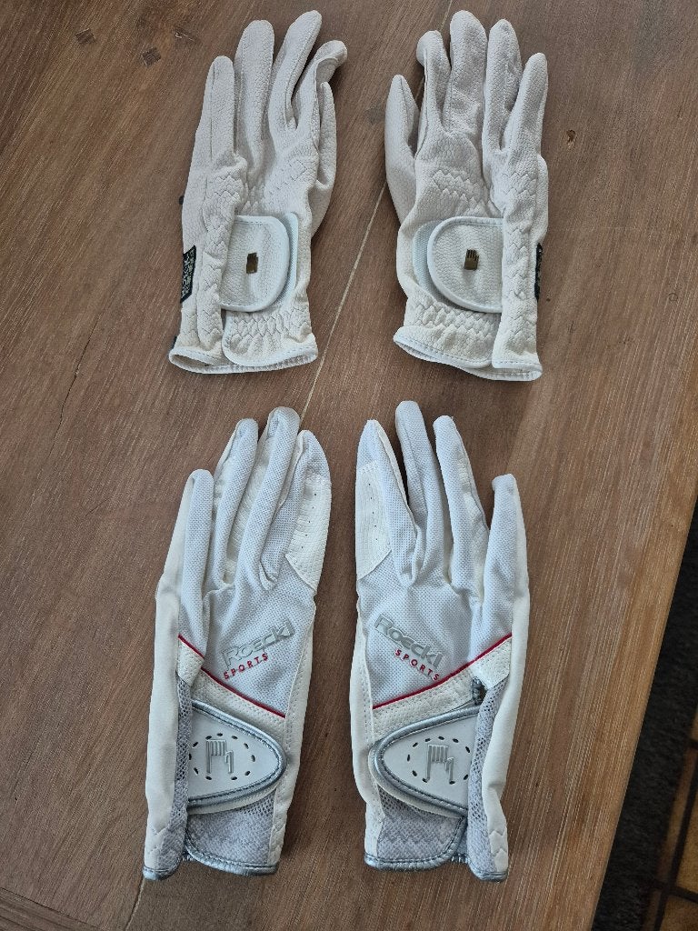 Wedstrijd handschoenen roeckl, Dieren en Toebehoren, Ophalen of Verzenden, Gebruikt, Kinderen