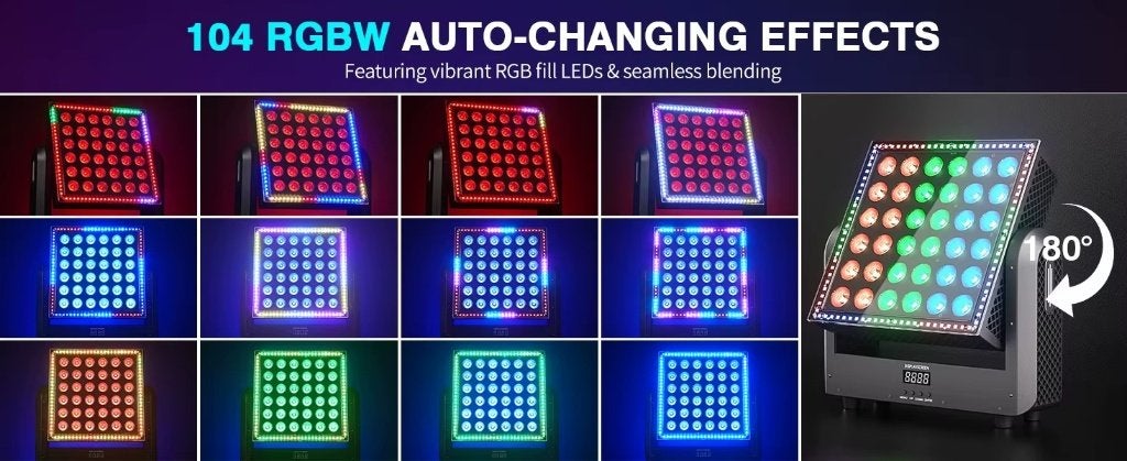 First Class 600W Wall Washer Light RGBW Moving Head Light, Muziek en Instrumenten, Licht en Laser, Ophalen of Verzenden, Nieuw