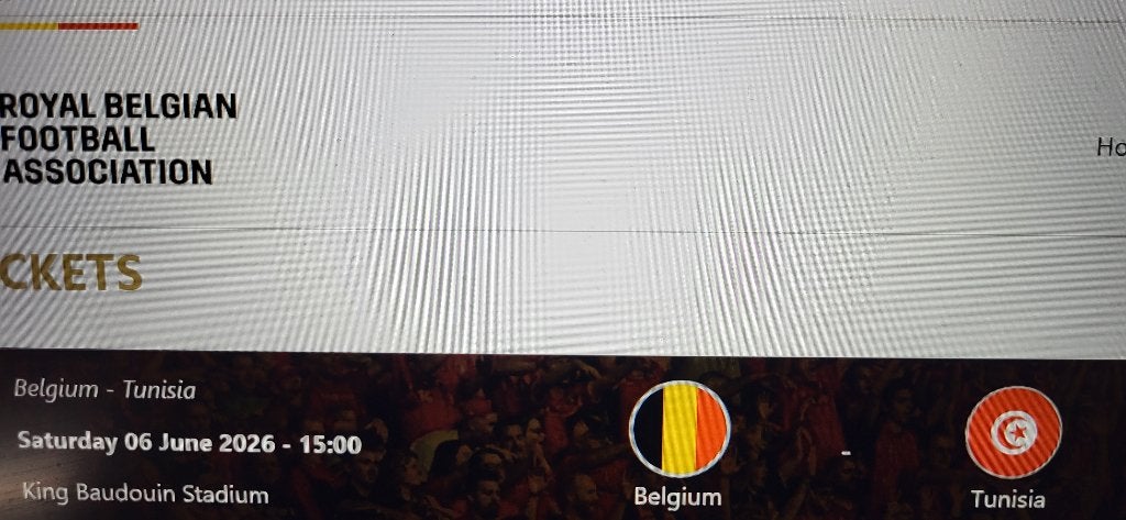 4 Tickets België-Tunesië, Tickets en Kaartjes, Drie personen of meer