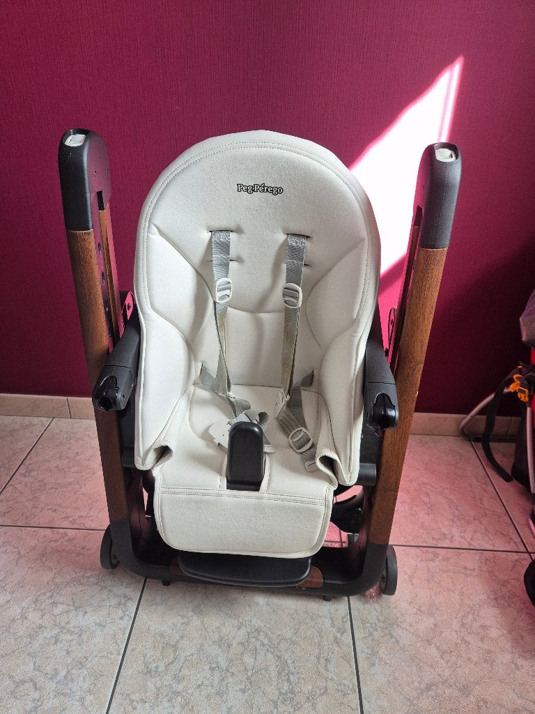 Peg Perego - Chaise haute siesta follow me, Ophalen, Zo goed als nieuw, Hangstoel, Aanschuifbaar