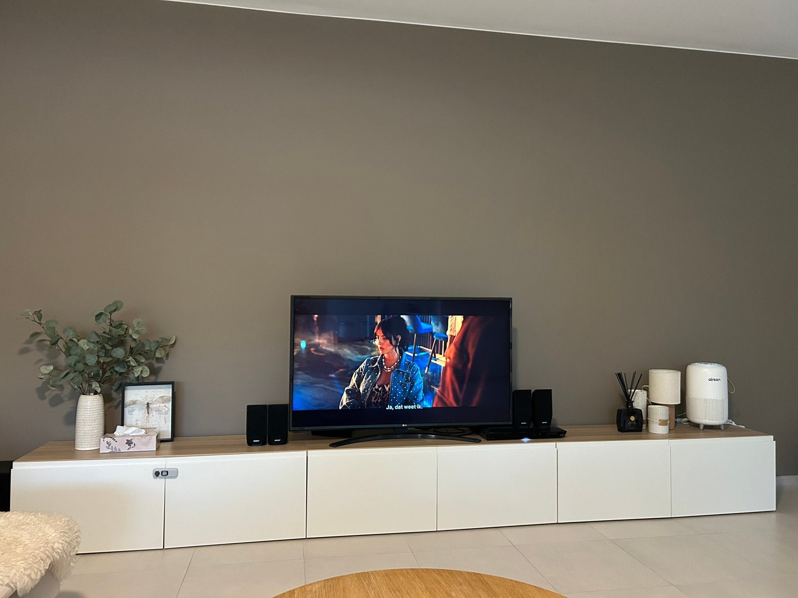 Tv meubel, Ophalen, Gebruikt, 200 cm of meer, Minder dan 100 cm