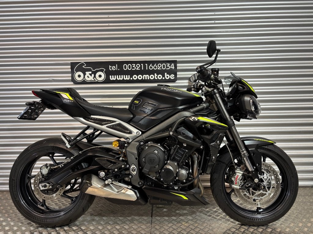 Triumph Street Triple 765 RS ABS + Garantie + Onderhoud!, Motoren, LED Verlichting, Occasion, Motorrijbewijs A, Bedrijf