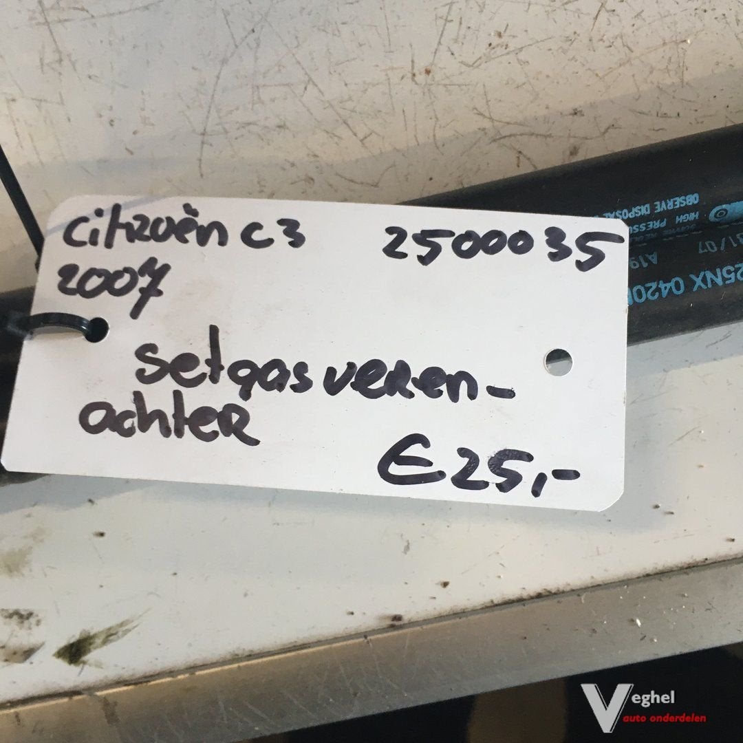 Citroen C3  1.1   2007 Wagennr 2500035 Kleurcode EKQ  Gasver, -, Utilisé, -, -
