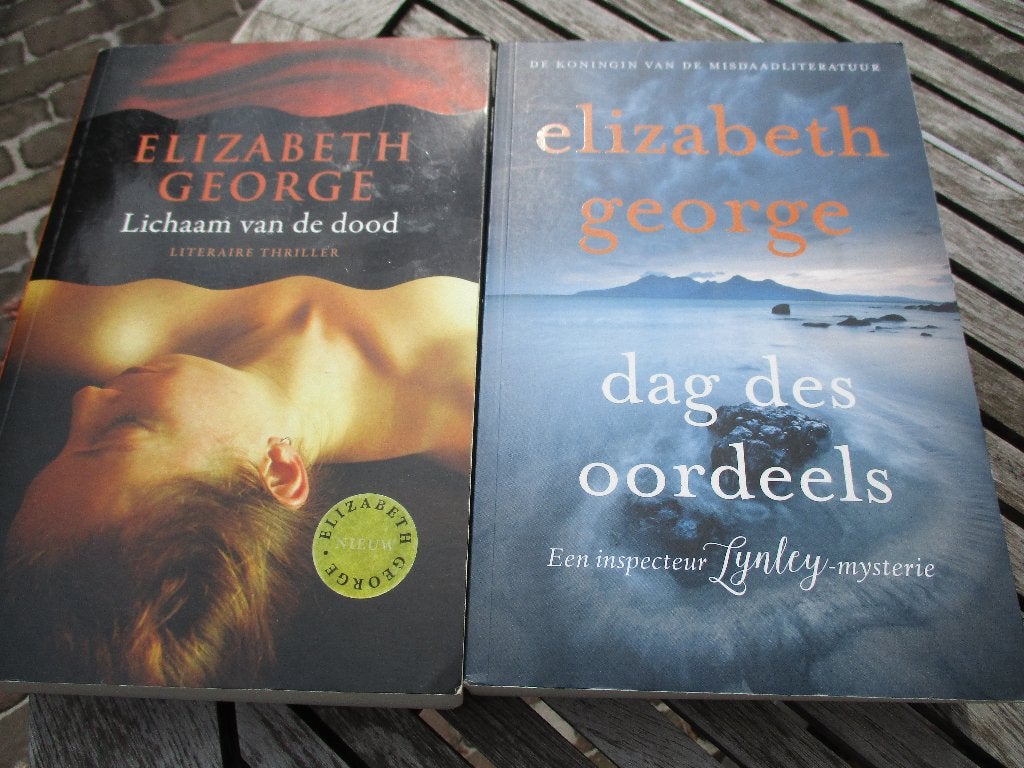 Twee boeken van Elizabeth George ( Lynley ), Boeken, Tv-bewerking, Elisabeth George, Nieuw, Ophalen of Verzenden