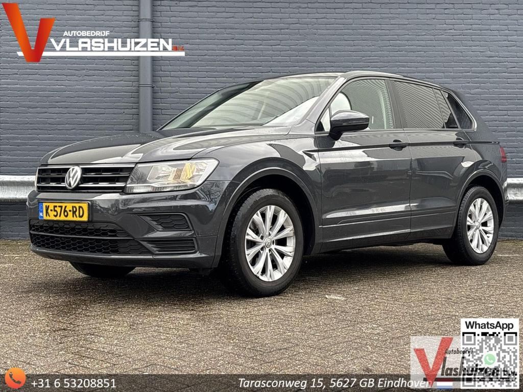 Volkswagen Tiguan 1.4 TSI Trendline | Airco | Lane Assist |, Auto's, Volkswagen, Zwart, Start-stop-systeem, Bedrijf, Handgeschakeld