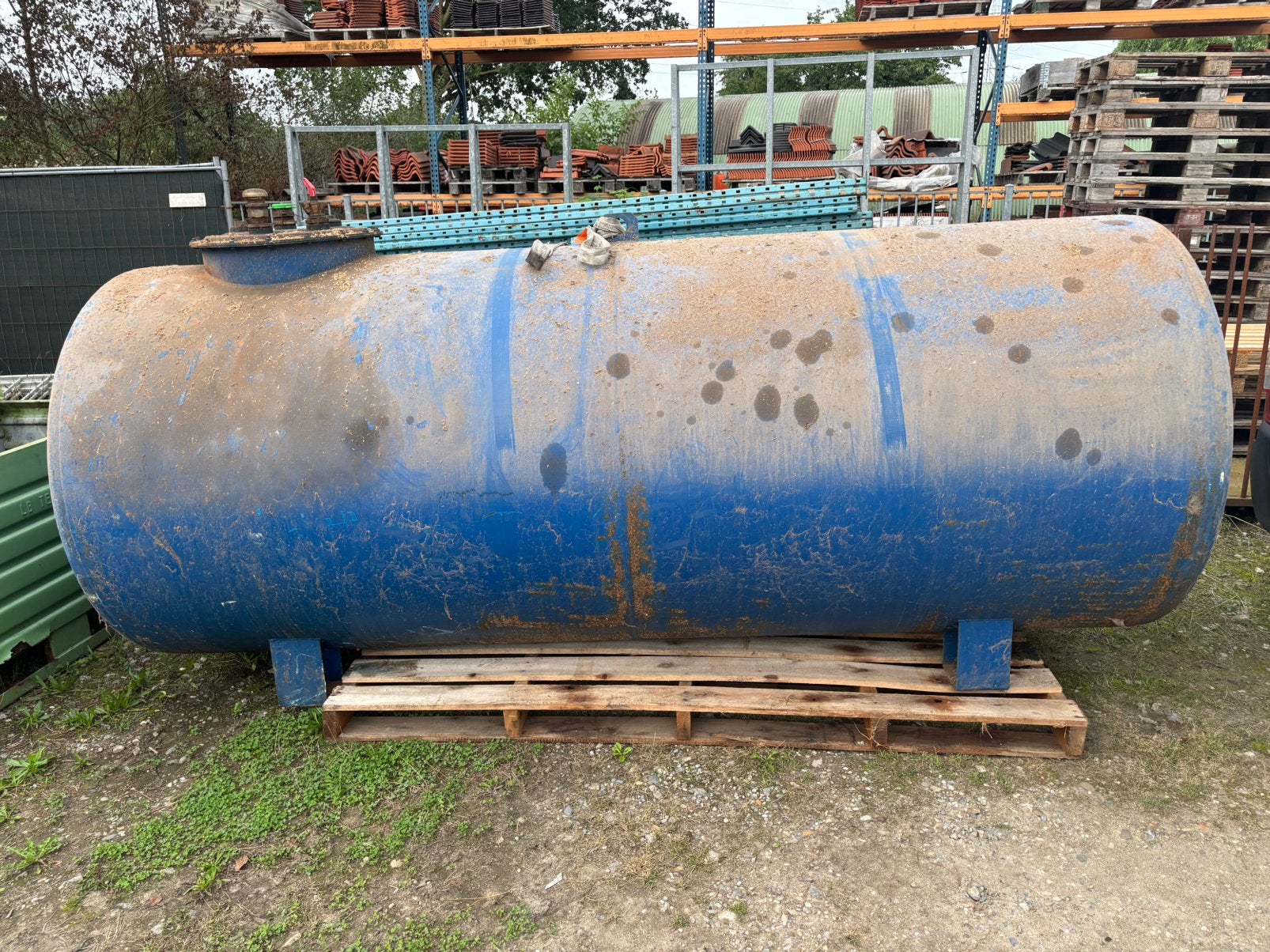 Mazouttank 4200liter met nog een 200l mazout in, Doe-het-zelf en Bouw, Ophalen, Gebruikt, Overige typen