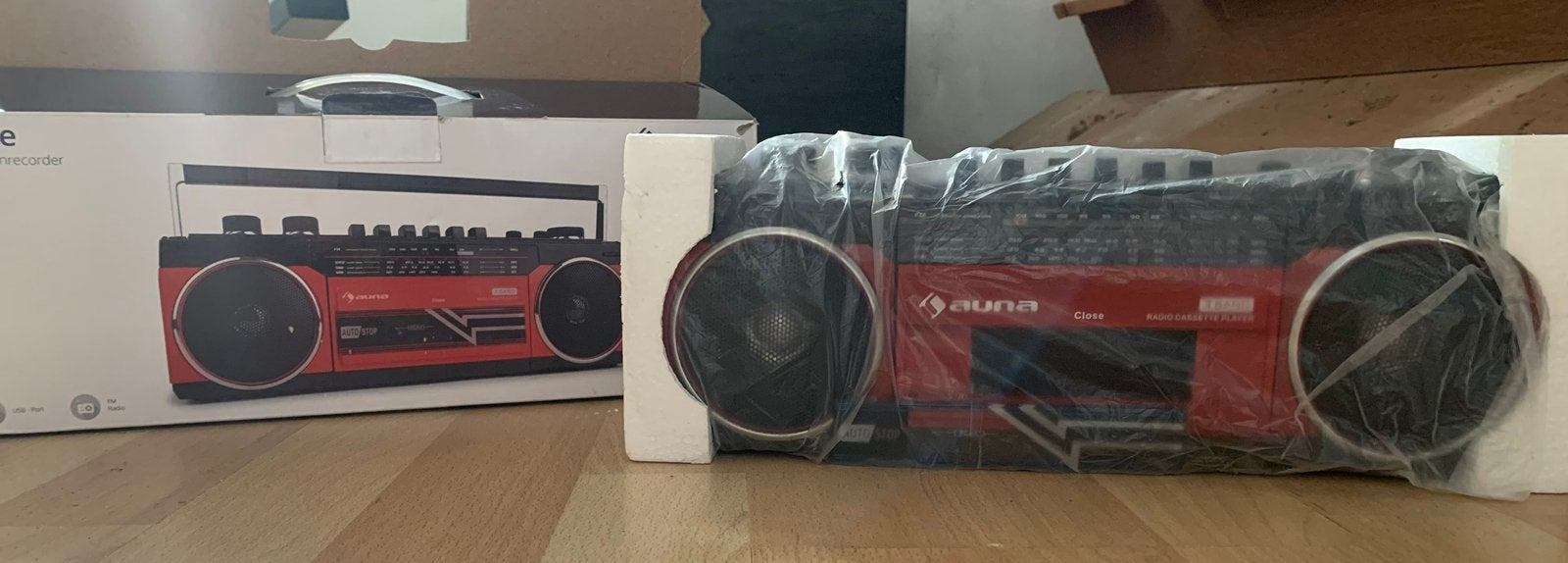 Radiocassette Boombox Mini, TV, Hi-fi & Vidéo, Enlèvement ou Envoi, Neuf, Radio