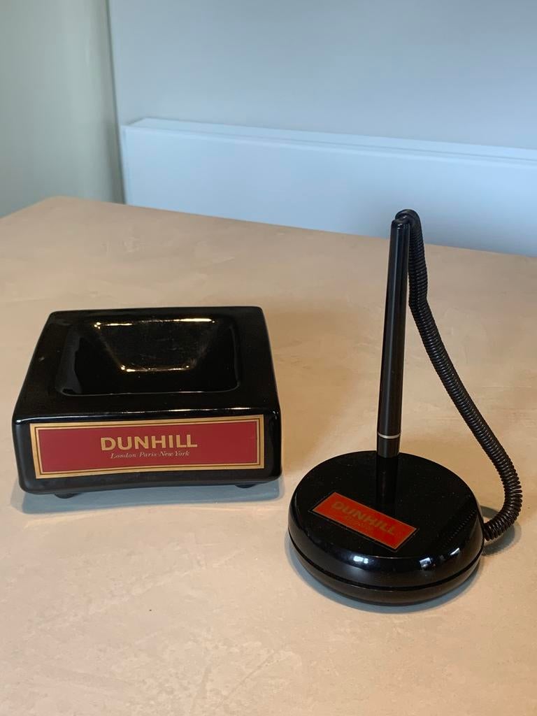 Ensemble d'accessoires de bureau Vintage Dunhill cendrier, Collections, Articles de fumeurs, Briquets & Boîtes d'allumettes, Enlèvement ou Envoi