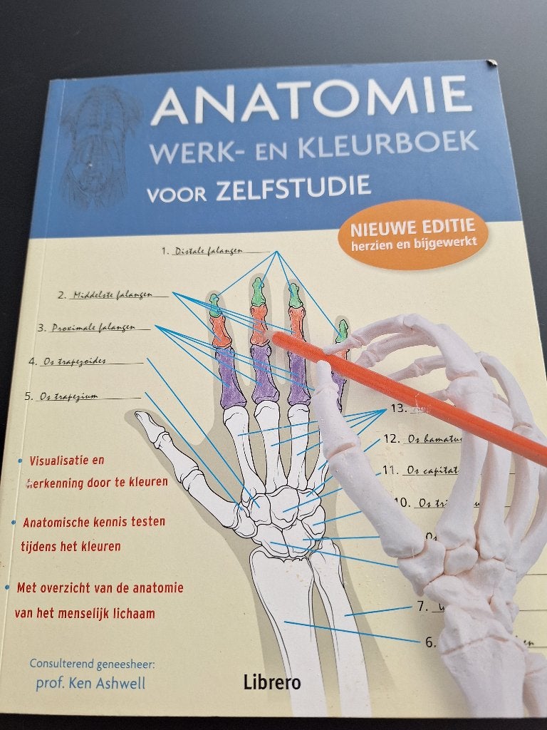 Anatomie Werk en Kleurboek, Enlèvement, Neuf