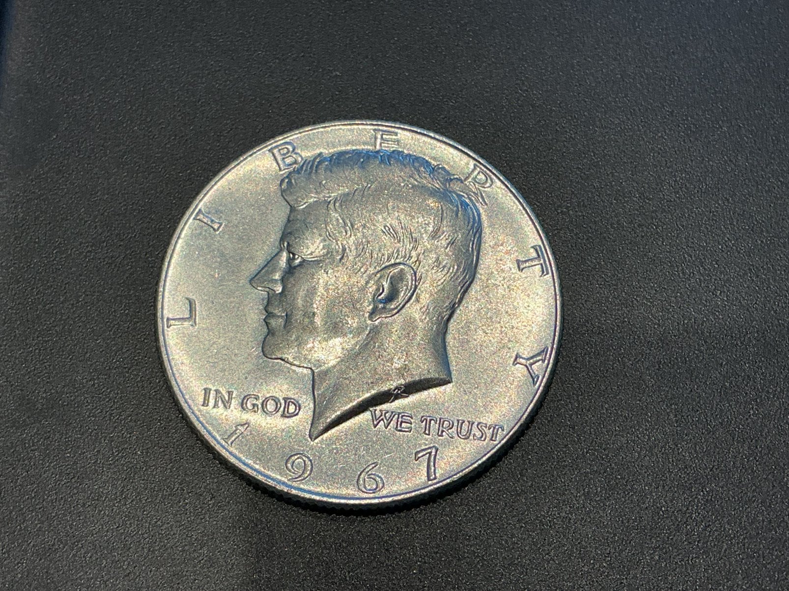 1/2 dollar américain 1967 en argent, Enlèvement ou Envoi, Argent