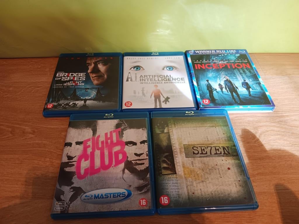 Lot van 5 Blu-ray discs, Ophalen