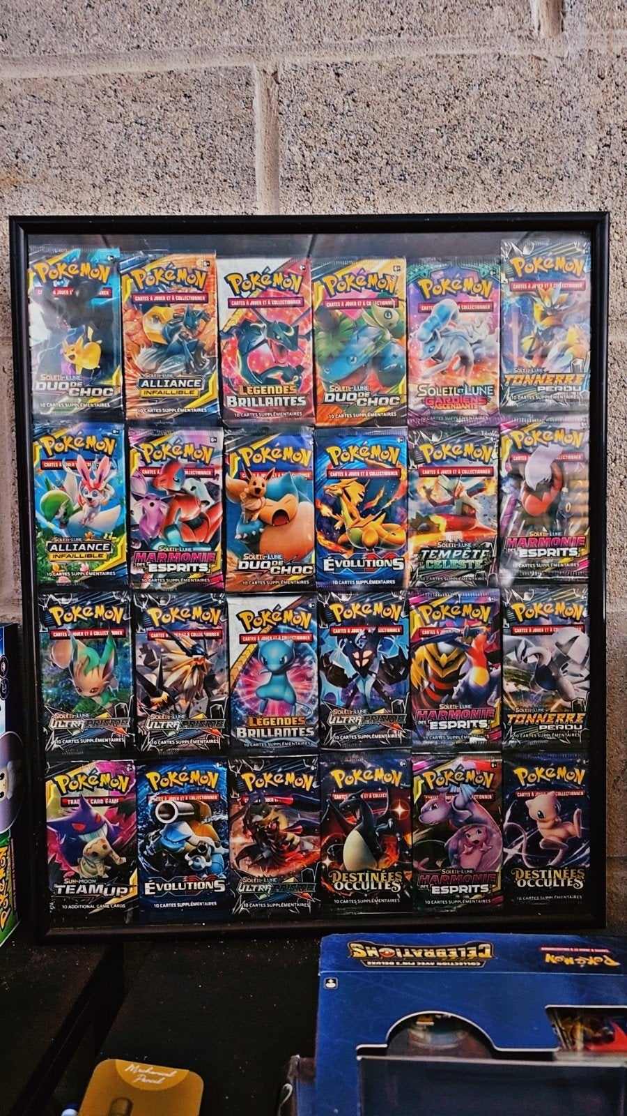cadre décoration pokemon booster (vide), Verzamelen, Automaten | Flipperkasten