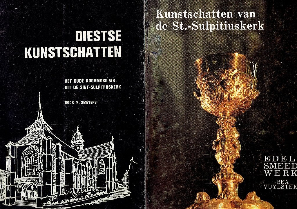 Diest,j.b.1975, Diestse kunstschatten -1989 St.Sulpitiuskerk, Enlèvement ou Envoi, Utilisé, Meerdere, 20e siècle ou après