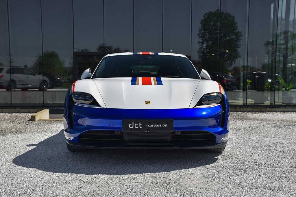 Porsche Taycan 4S 'DAKAR LOOK' Double Display Surround View, Autos, Cuir, Argent ou Gris, Achat, Noir