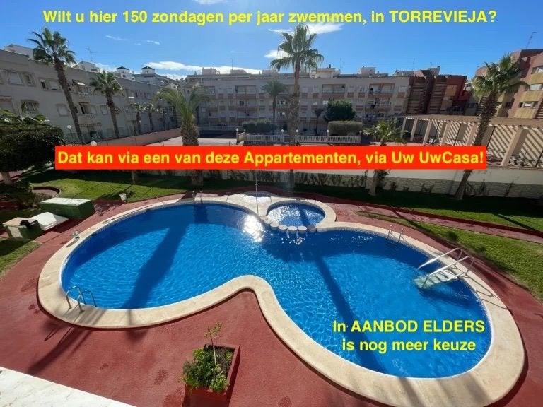 Uw eigen Appartement bij zwembaden in TORREVIEJA met ook nog, Immo, Étranger, Parc de loisirs, Torrevieja, 58 m², Appartement